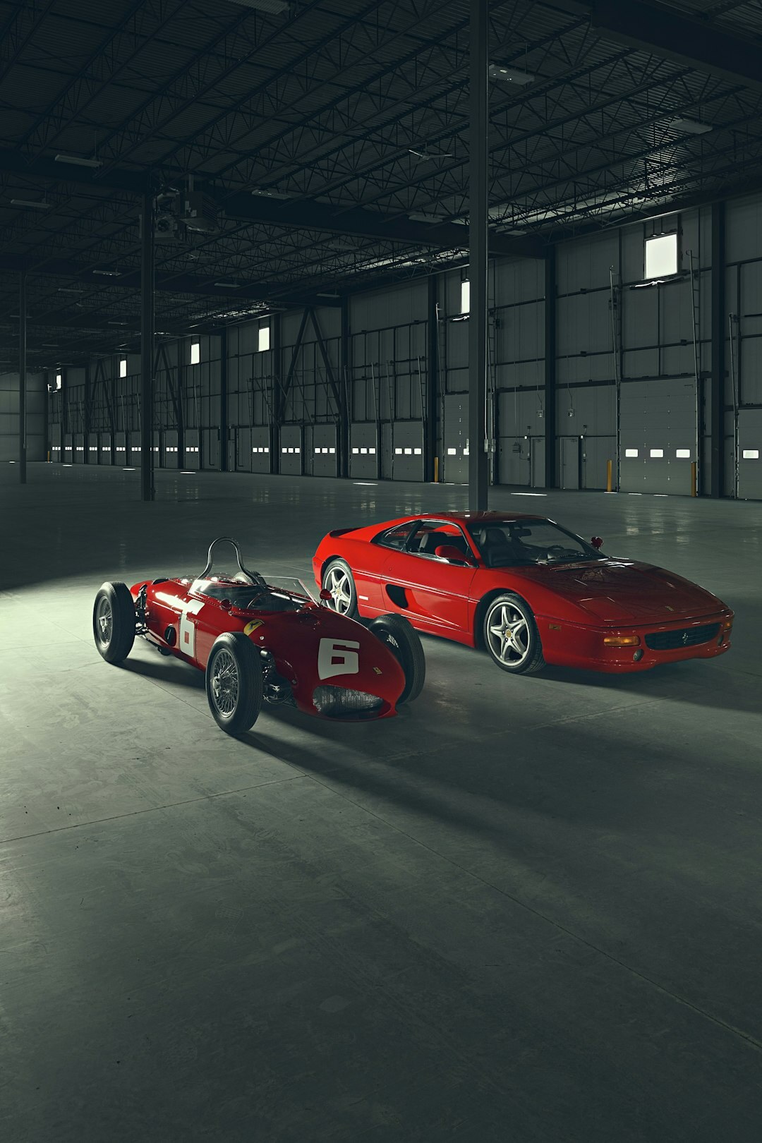 Archival photograph of a vintage Ferrari automobile that arrived in Uruguay decades ago