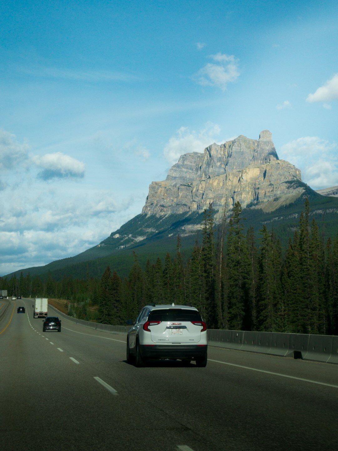 iconic luxury car on highway