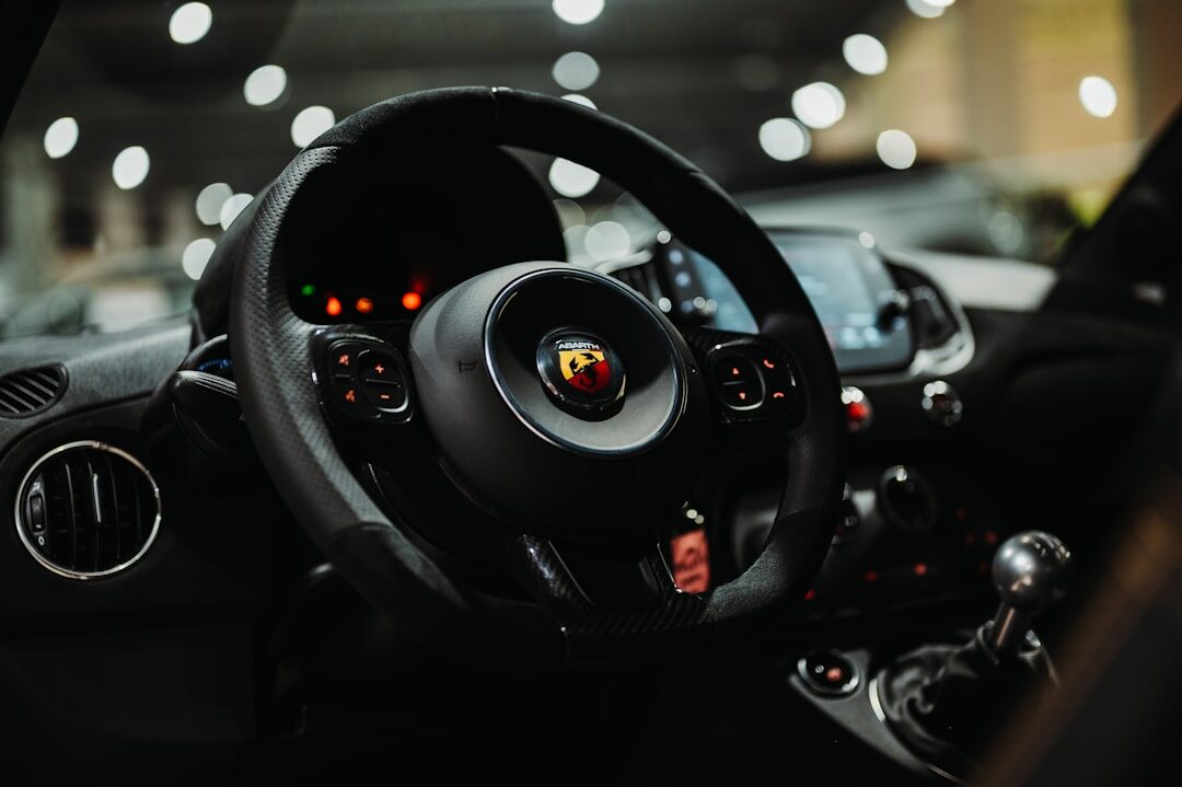 sports car interior dashboard