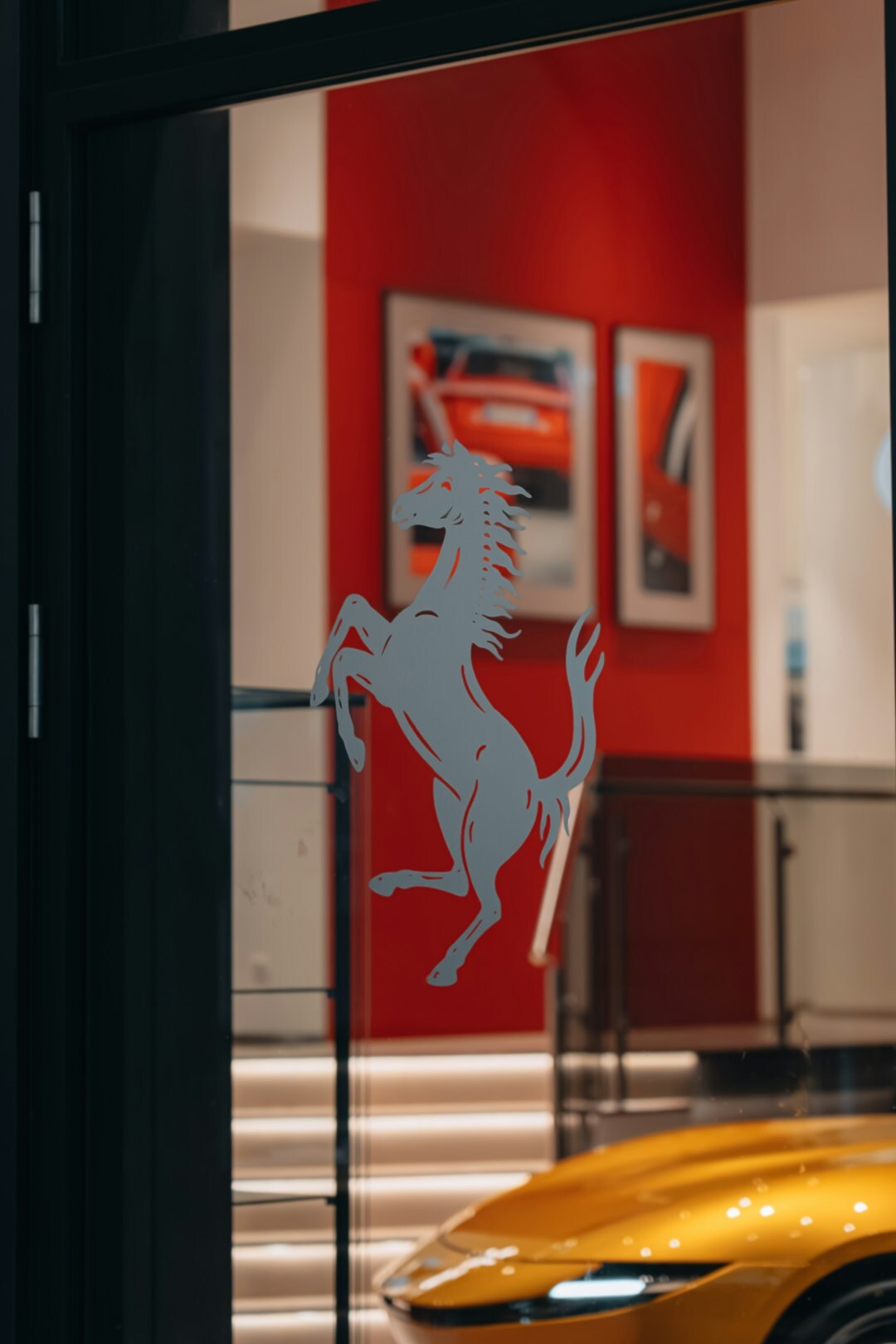 luxury car showroom