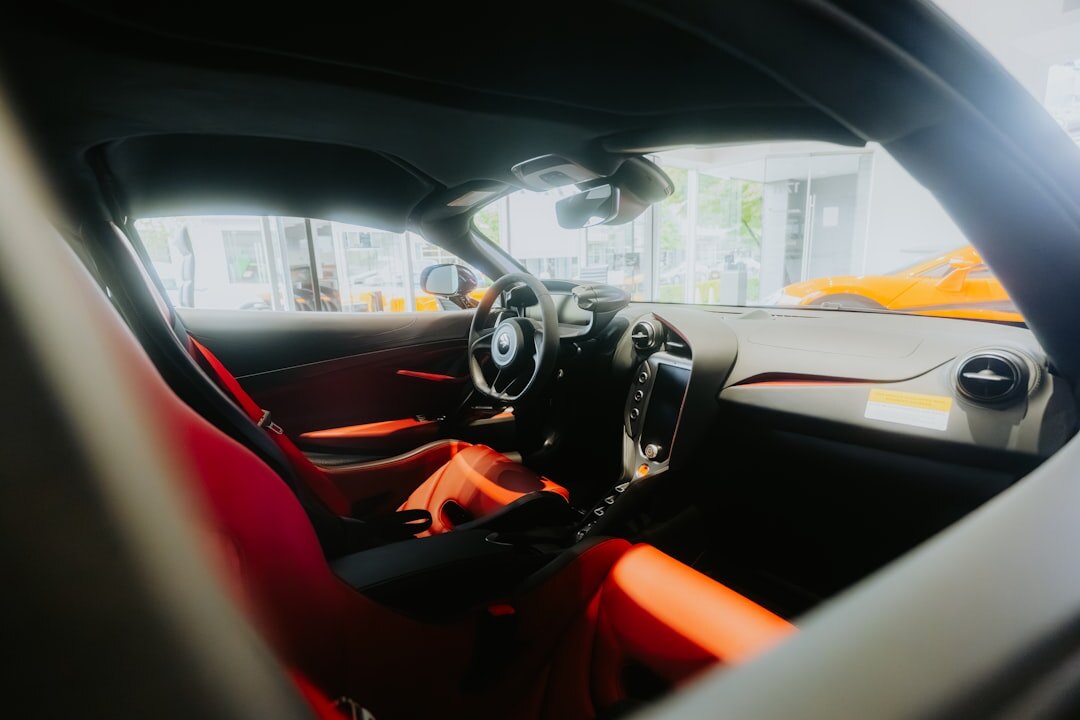 luxury car interior