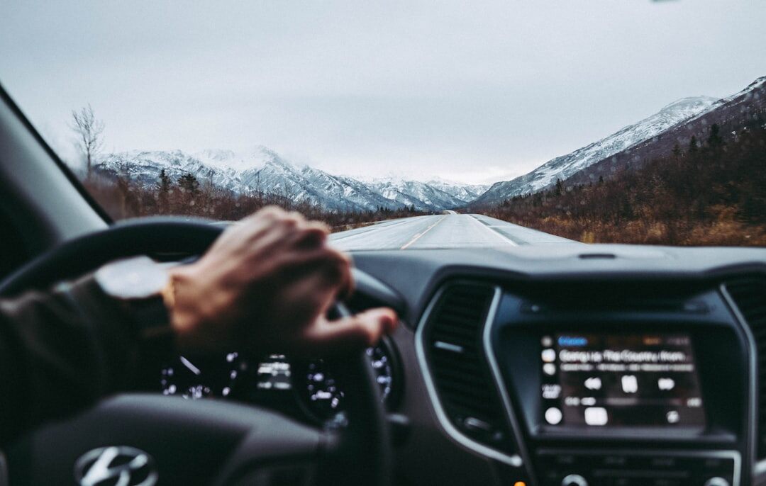 car enthusiast driving