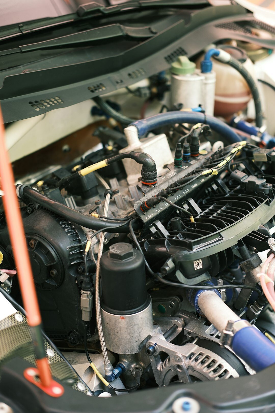 car engine detail